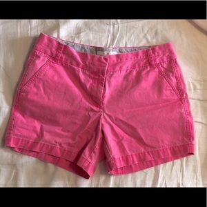 Bright Pink J.Crew Chino shorts sz. 10